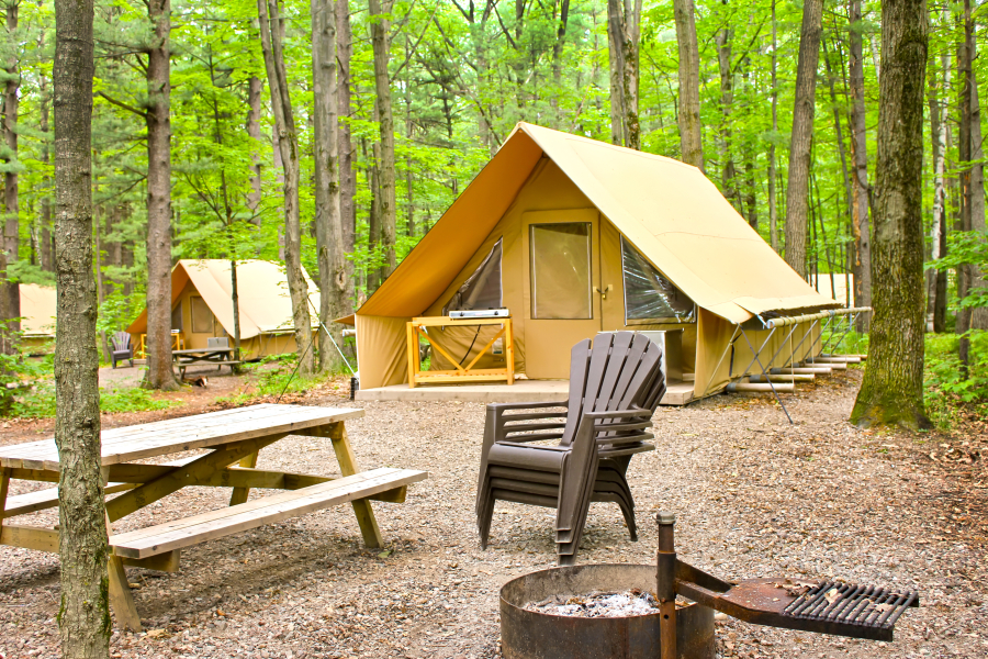 cabane camping landes pas cher